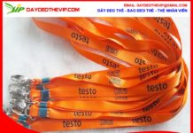 Dây đeo thẻ lụa
